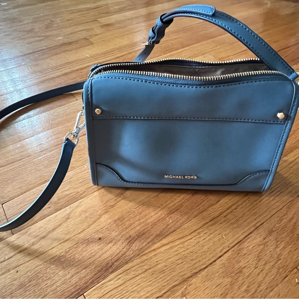 Michael Kors HARRISON LARGE LEATHER CROSSBODY BAG